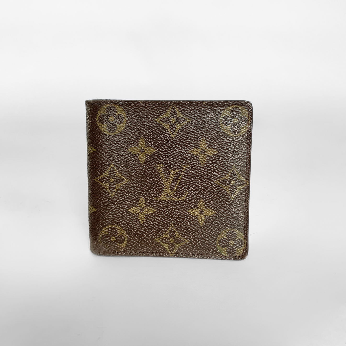 Louis Vuitton Tela do monograma da carteira com aba