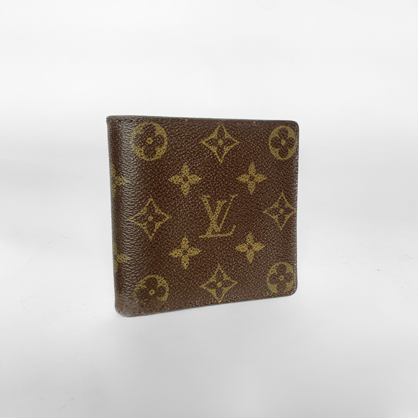 Louis Vuitton Tela do monograma da carteira com aba