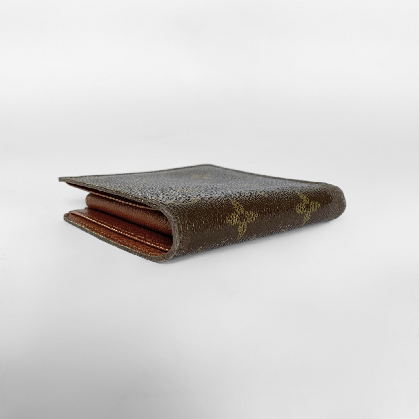 Louis Vuitton Tela do monograma da carteira com aba