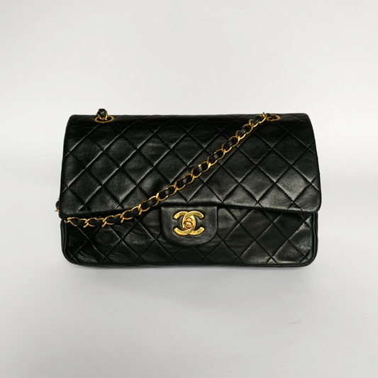 Chanel Classic Double Flap Bag Medium Lambskin Leather