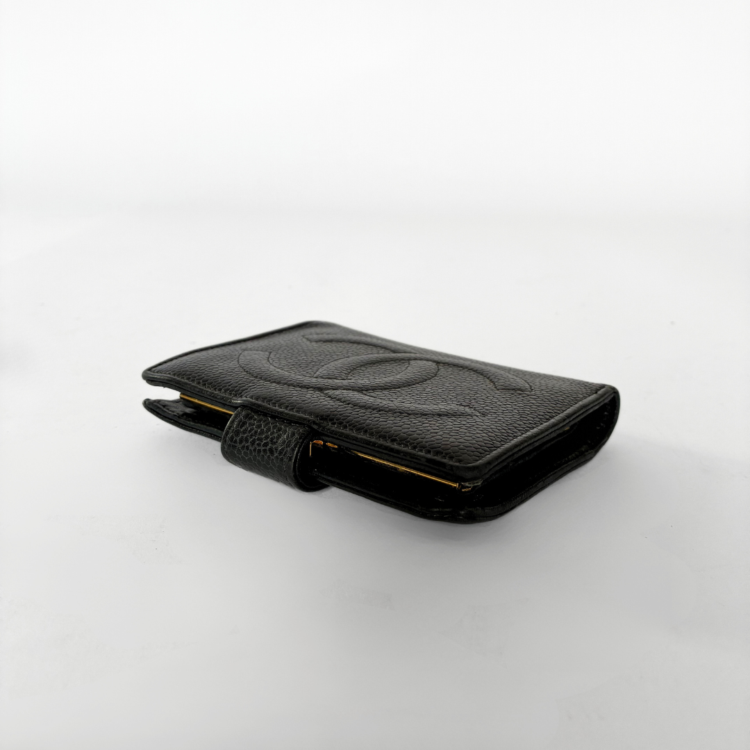 Chanel Geldbörse Small Caviar Leather