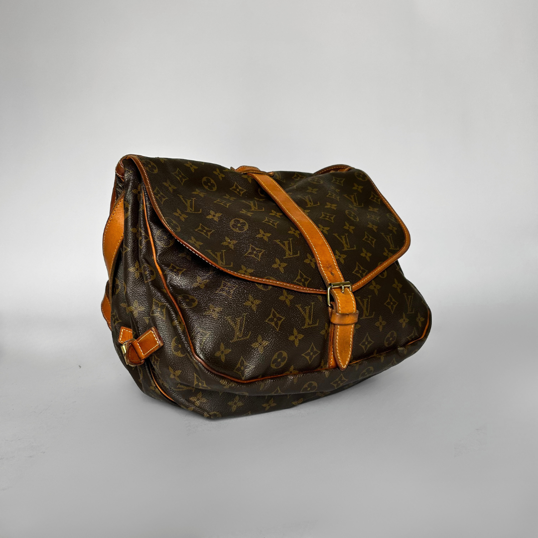 Louis Vuitton Saumur 35 Monogram lærred
