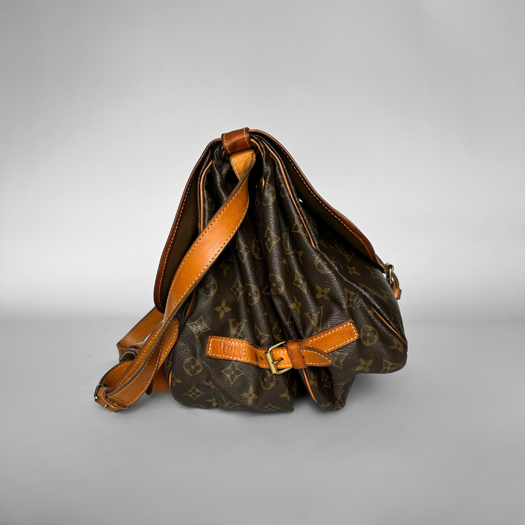 Louis Vuitton Saumur 35 Monogram lærred