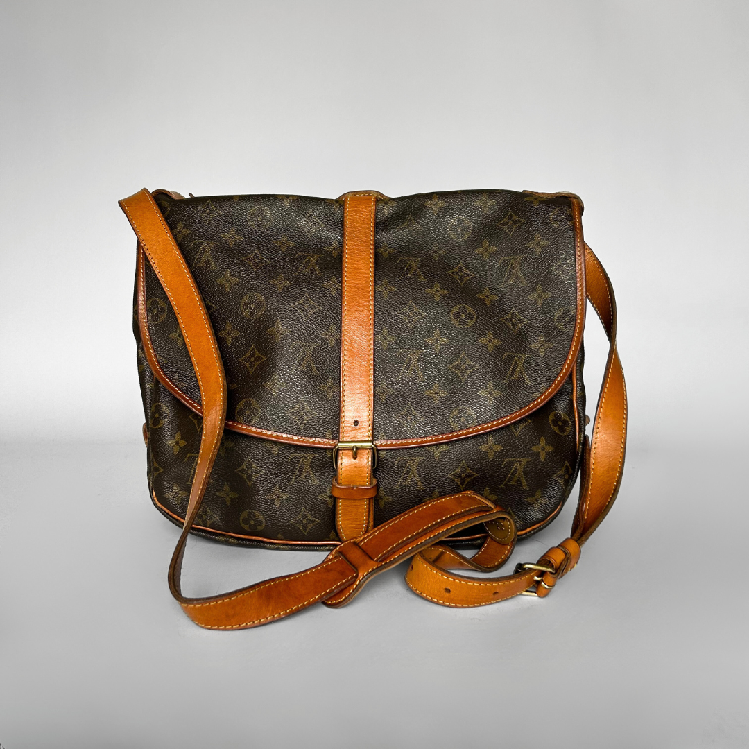 Louis Vuitton Saumur 35 Monogram lærred