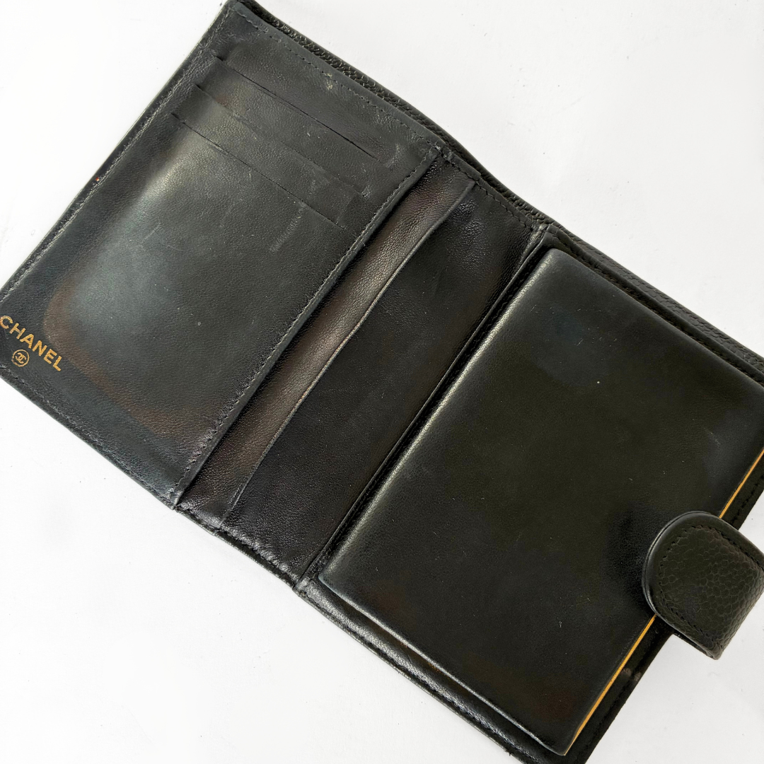 Chanel Geldbörse Small Caviar Leather