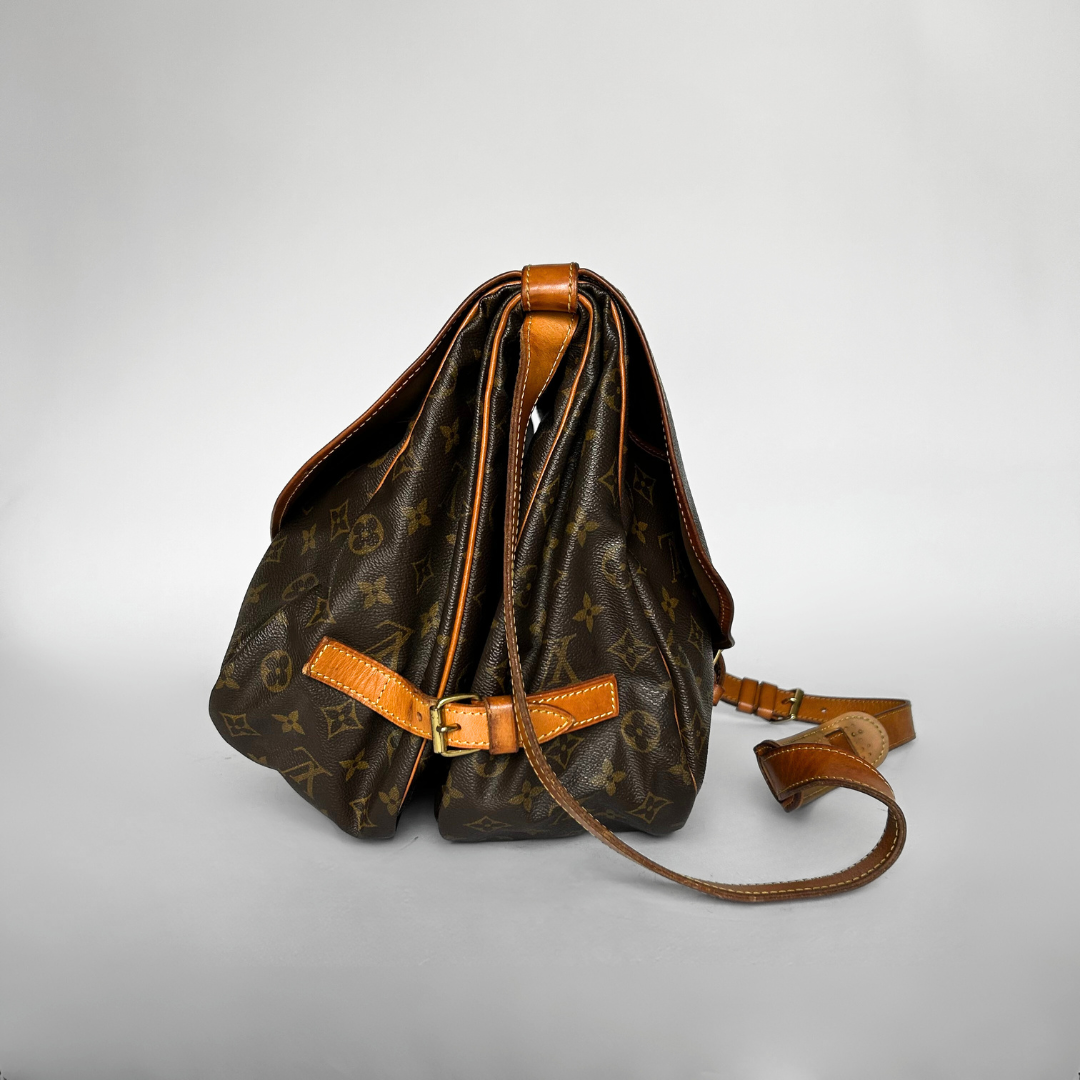 Louis Vuitton Saumur 35 Monogram lærred