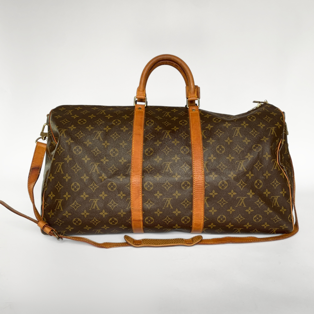 Louis Vuitton Louis Vuitton Keepall 55 Bandouli&egrave;re Monogram Canvas - Handbags - Etoile Luxury Vintage