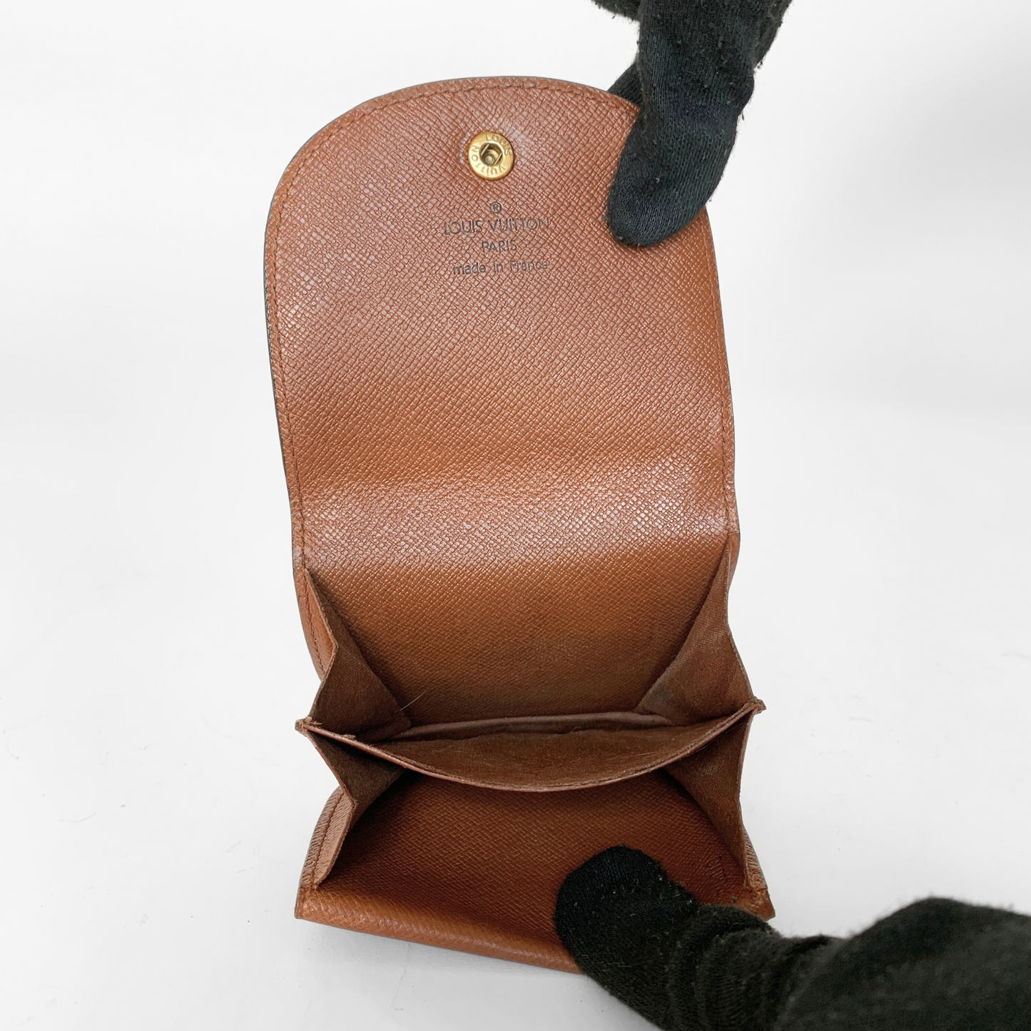 Louis Vuitton Portfel na monety z monogramem na płótnie