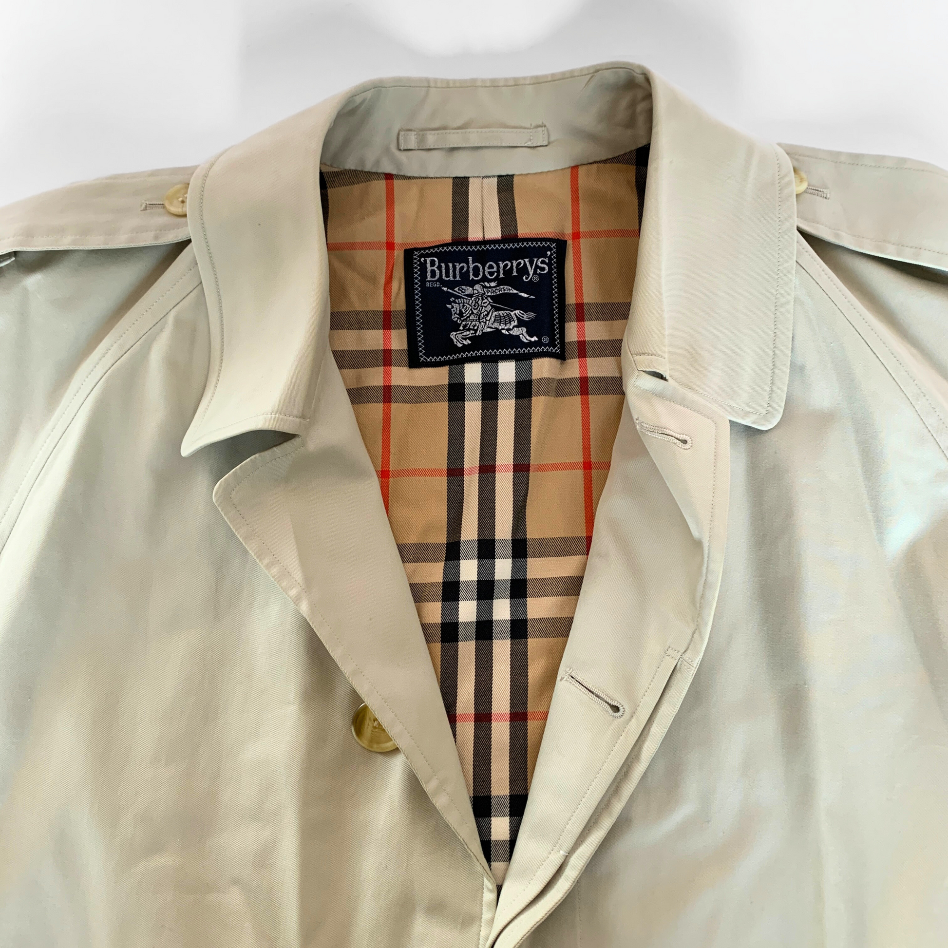 Burberry Burberry Trench Coat Cotton - Coats - Etoile Luxury Vintage