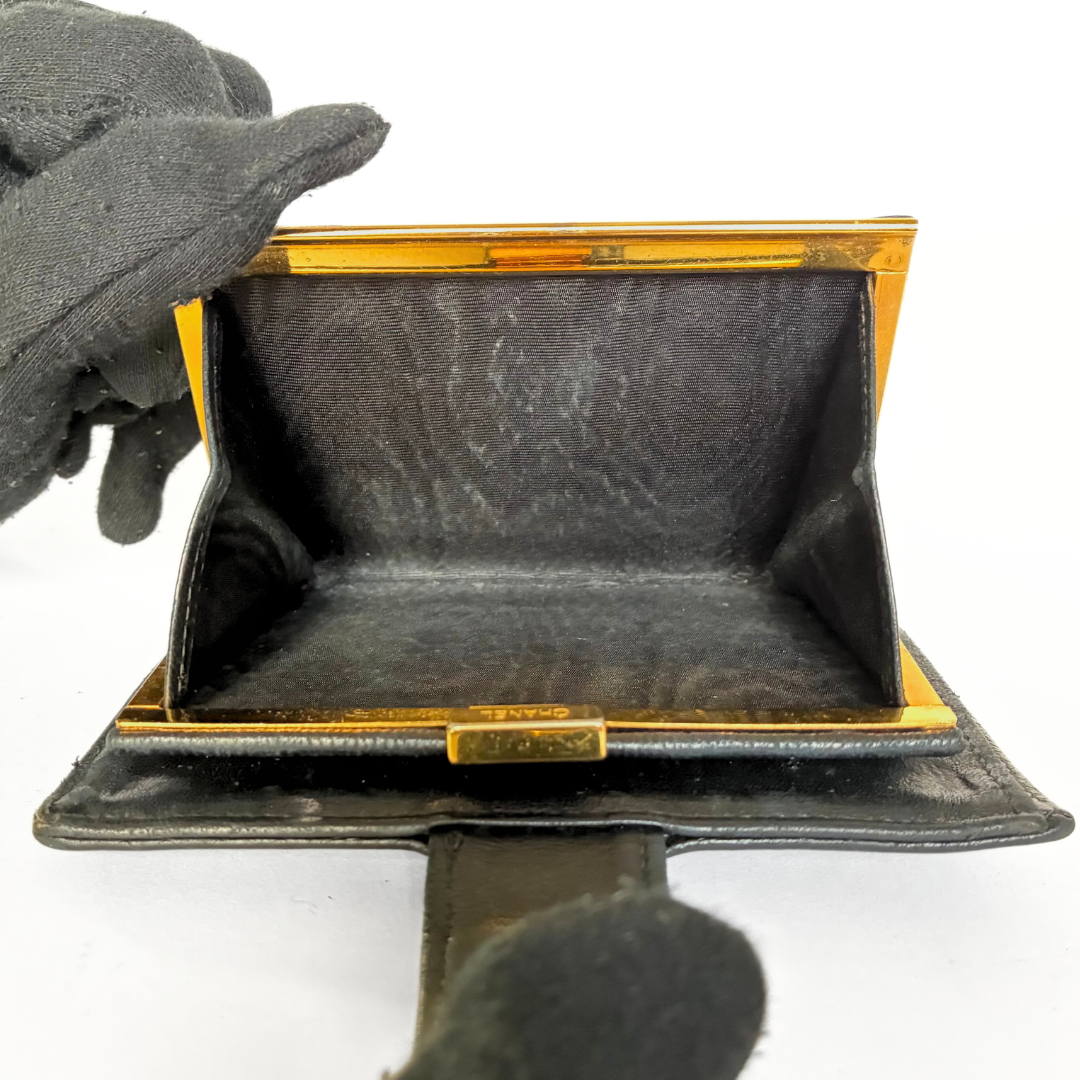 Chanel Geldbörse Small Caviar Leather