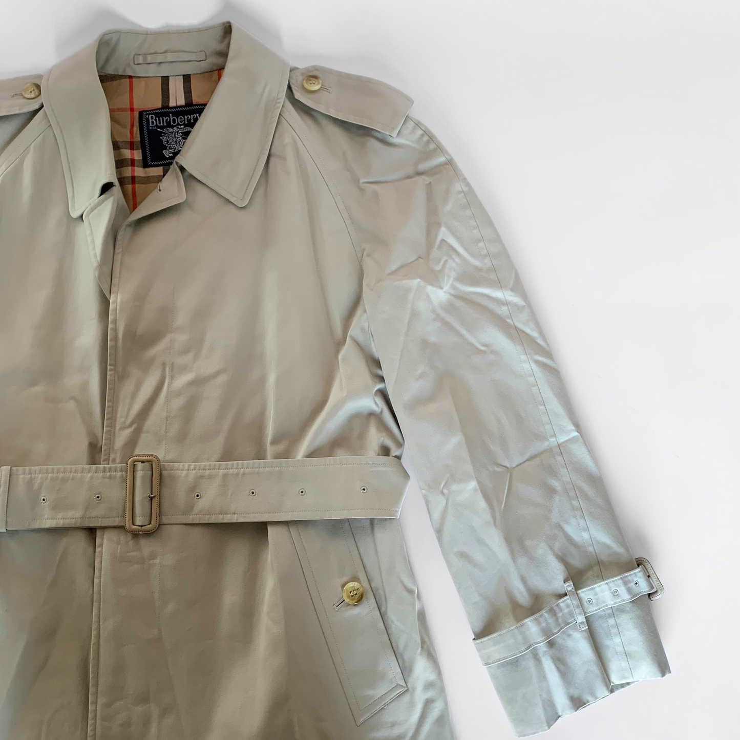 Burberry Burberry Trench Coat Cotton - Coats - Etoile Luxury Vintage