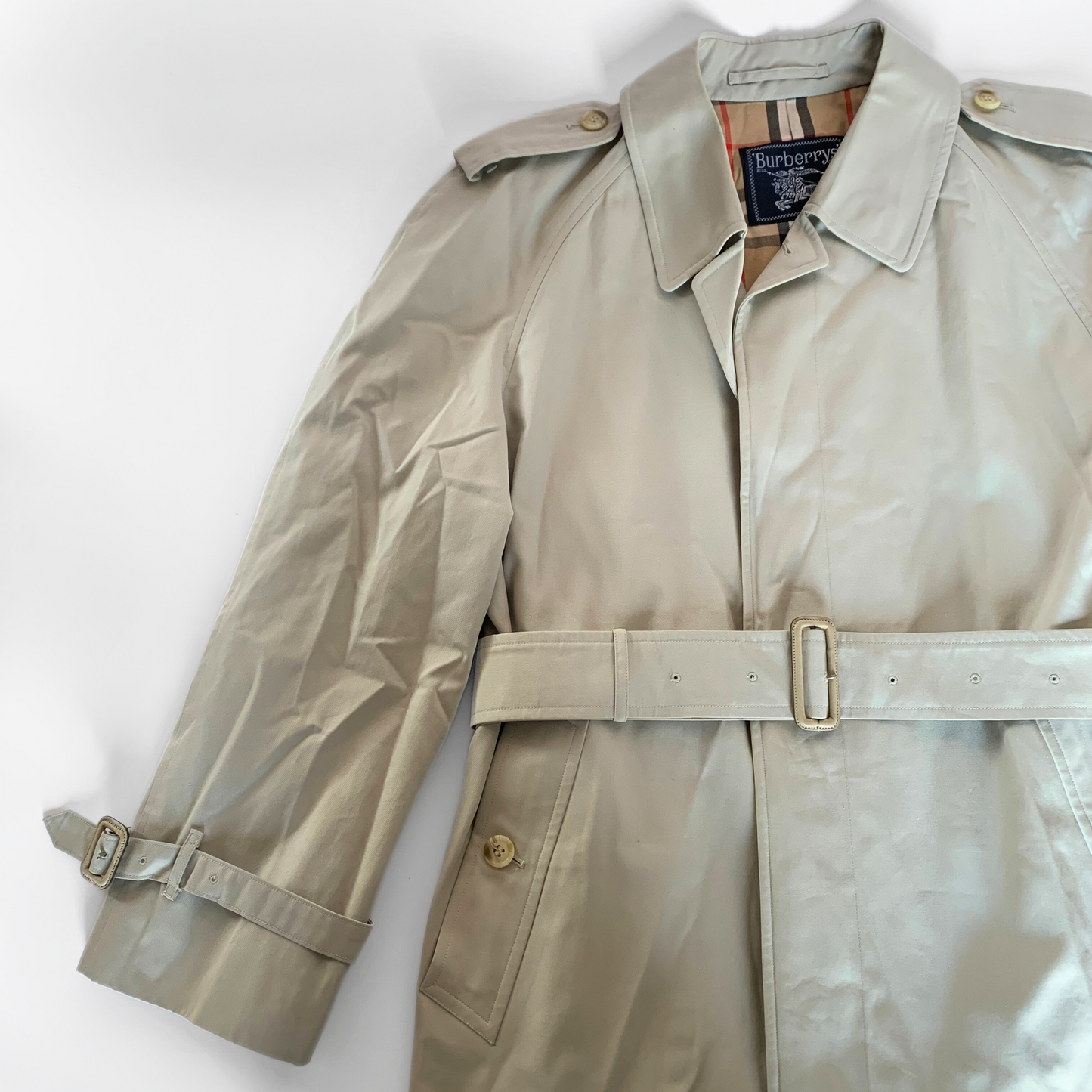 Burberry Burberry Trench Coat Cotton - Coats - Etoile Luxury Vintage