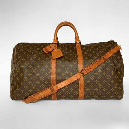 Louis Vuitton Louis Vuitton Keepall 55 Bandouli&egrave;re Monogram Canvas - Handbags - Etoile Luxury Vintage