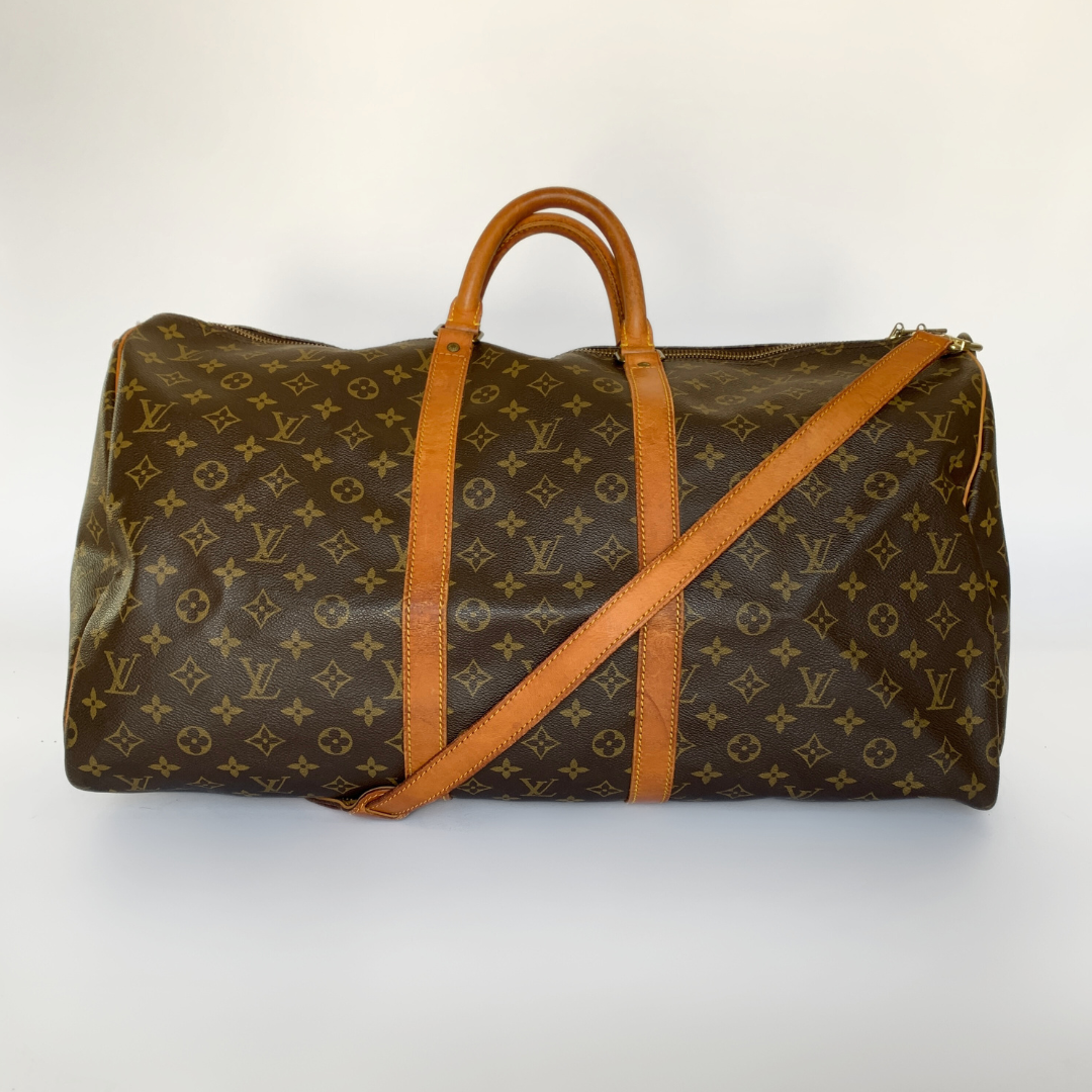 Louis Vuitton Louis Vuitton Keepall 55 Bandouli&egrave;re Monogram Canvas - Handbags - Etoile Luxury Vintage