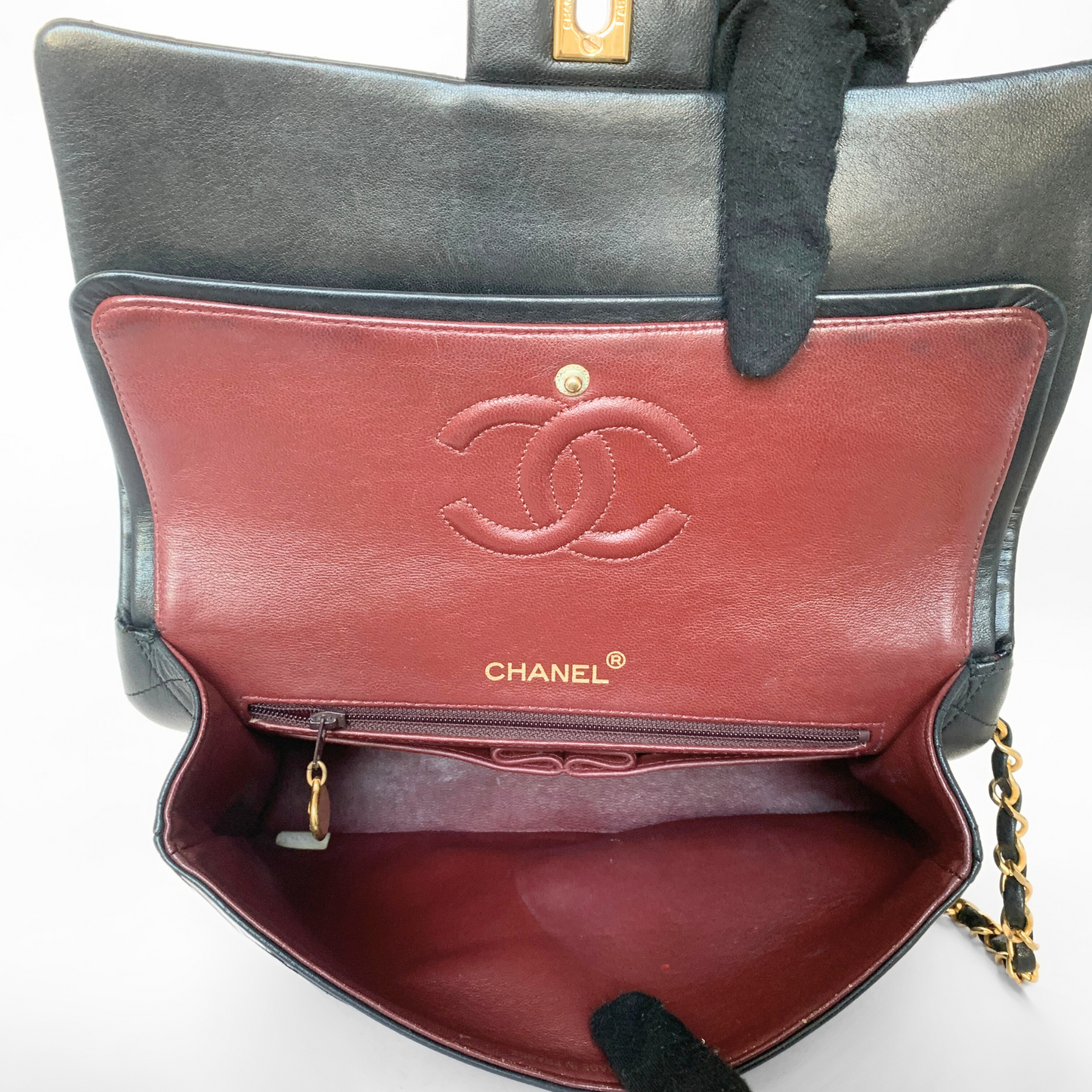 Chanel Classic Flap Bag Mittelhohes Lammleder
