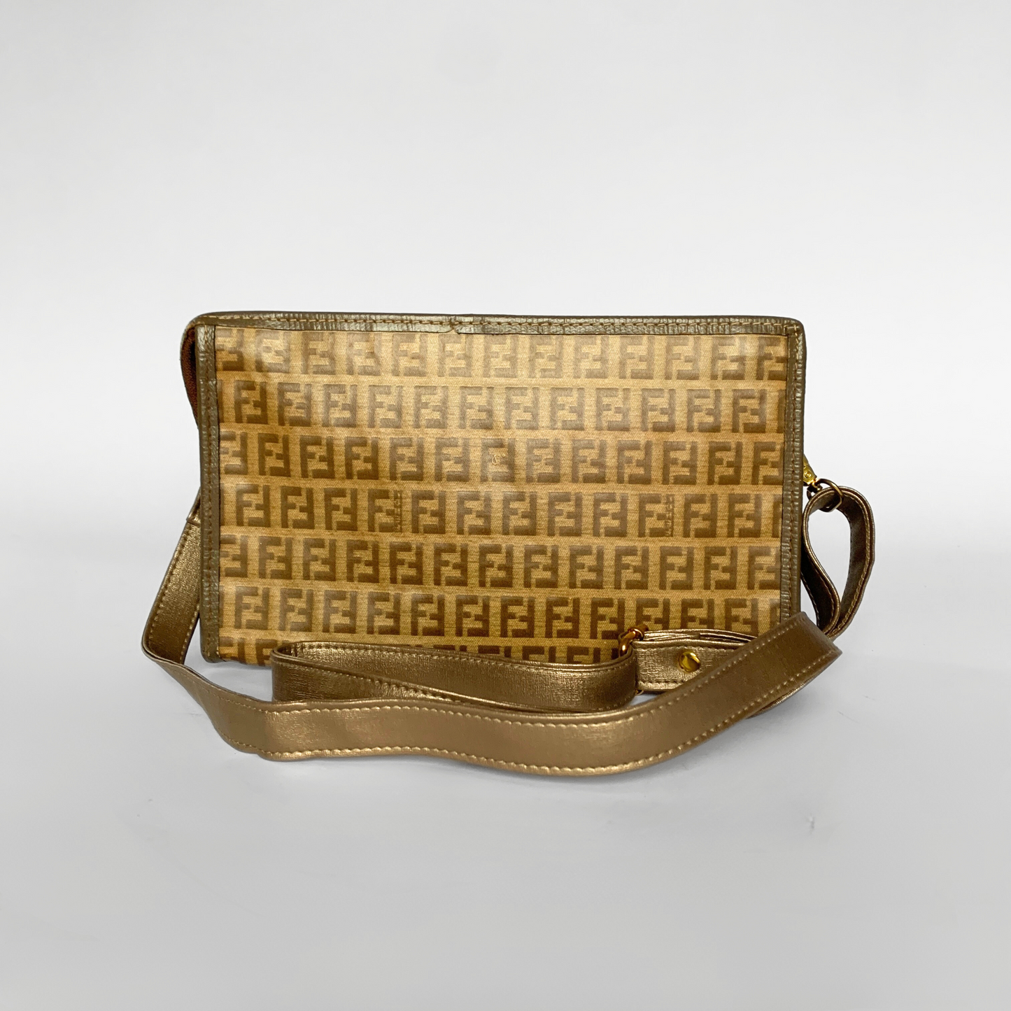 Fendi Clutch Bag Zucca PVC