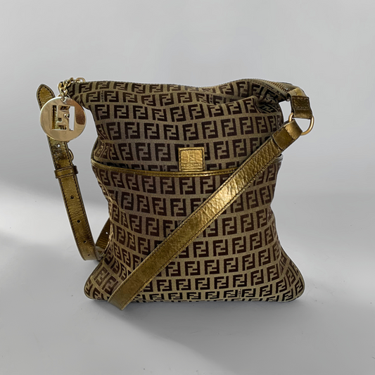 Fendi Fendi Crossbody Zucca Canvas - Crossbody bags - Etoile Luxury Vintage