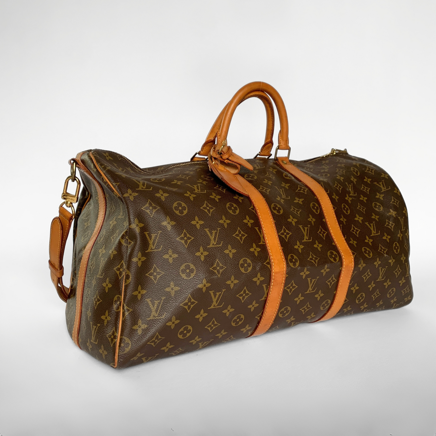 Louis Vuitton Louis Vuitton Keepall 55 Bandouli&egrave;re Monogram Canvas - Handbags - Etoile Luxury Vintage