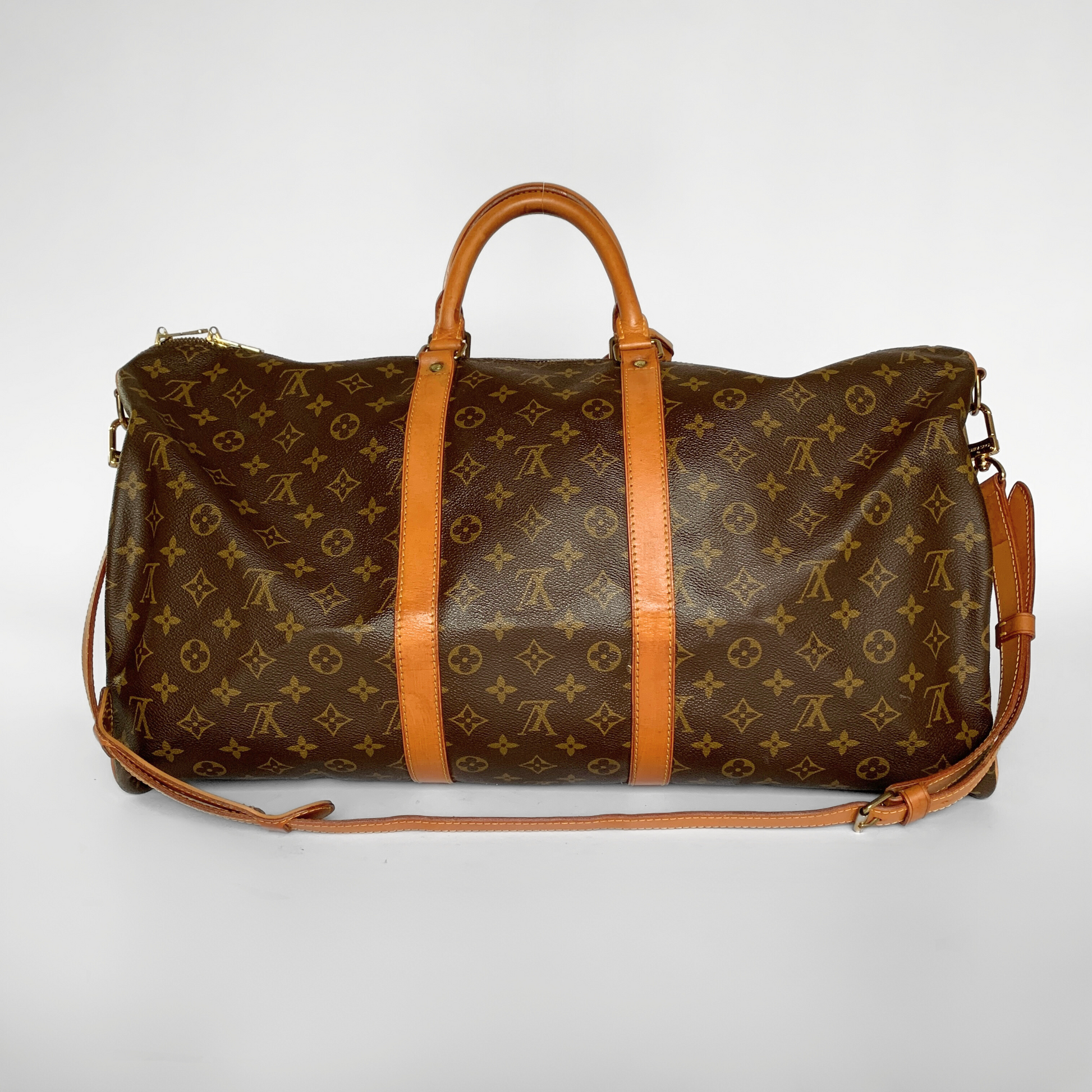 Louis Vuitton Louis Vuitton Keepall 55 Bandouli&egrave;re Monogram Canvas - Handbags - Etoile Luxury Vintage