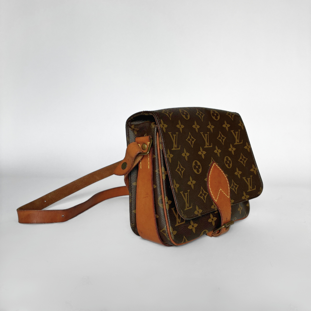 Louis Vuitton Cartouchière Lona con monograma MM