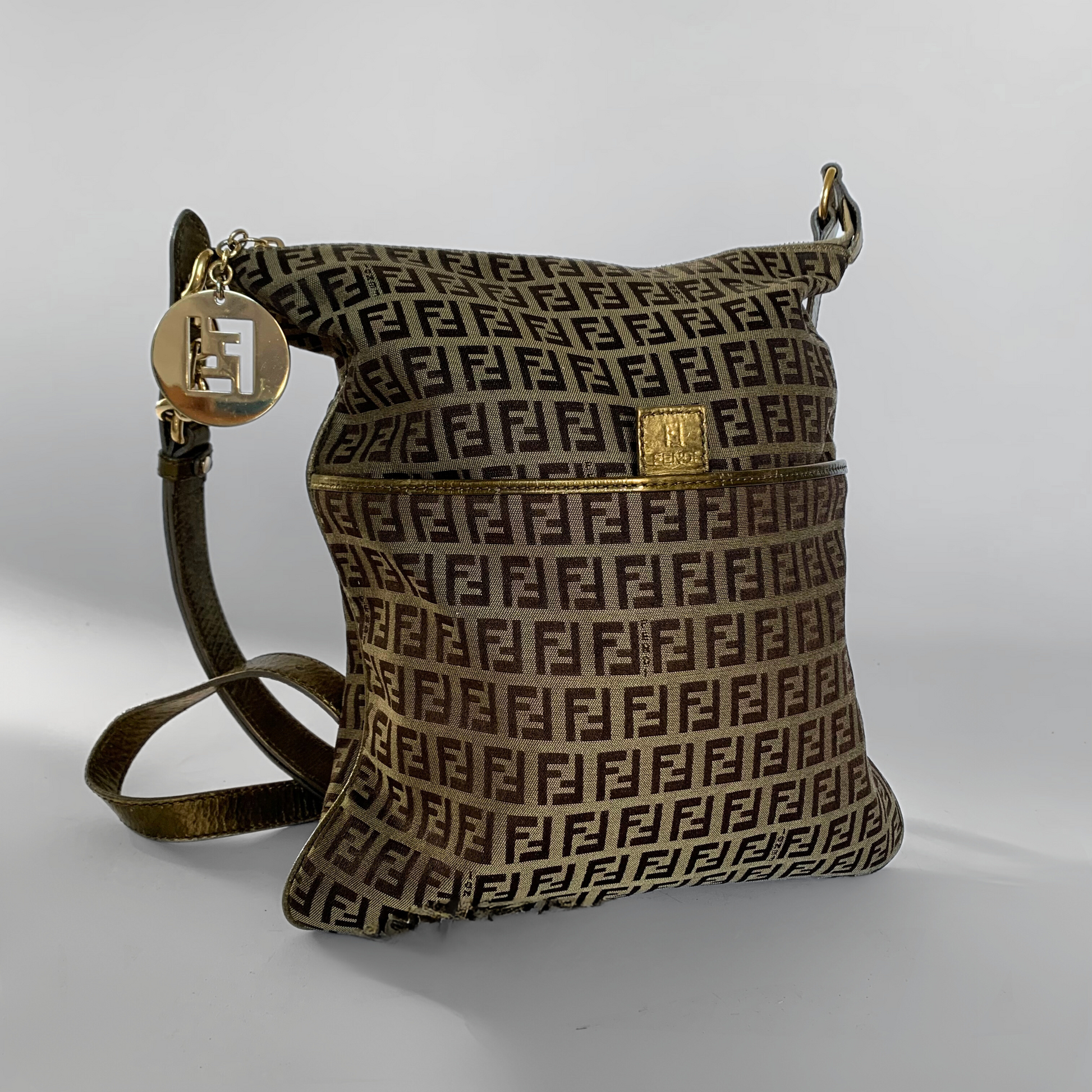 Fendi Fendi Crossbody Zucca Canvas - Crossbody bags - Etoile Luxury Vintage