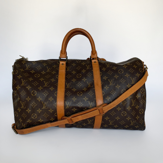 Louis Vuitton Louis Vuitton Keepall 50 Bandouli&egrave;re Monogram Canvas - Handbags - Etoile Luxury Vintage