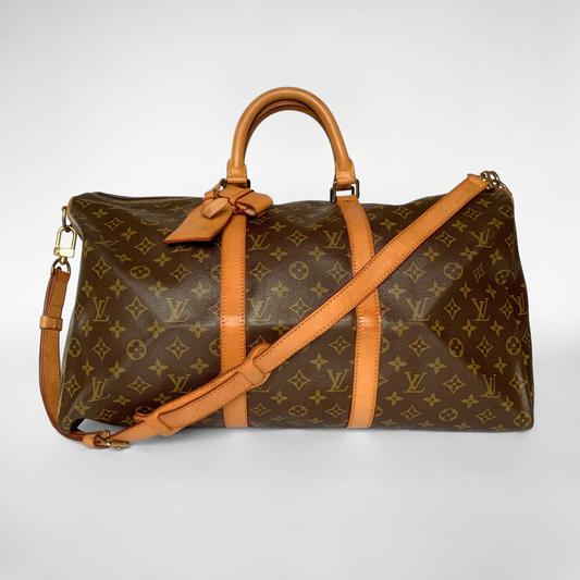 Louis Vuitton Louis Vuitton Keepall 50 Bandouli&egrave;re Monogram Canvas - Handbags - Etoile Luxury Vintage