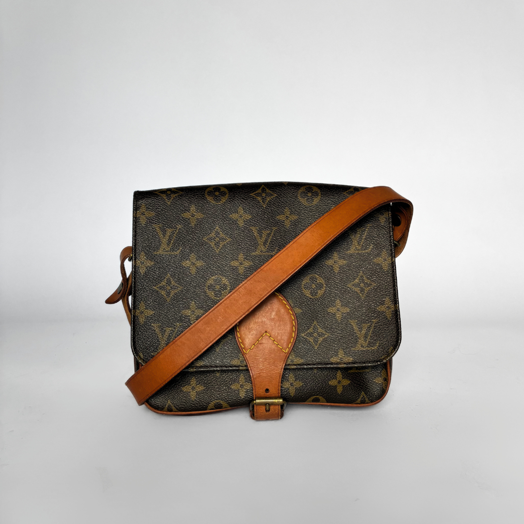 Louis Vuitton Cartouchière Lona con monograma MM