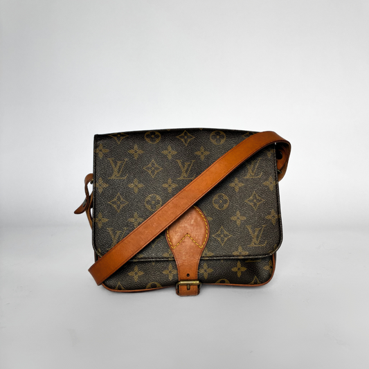 Louis Vuitton Cartouchière Lona con monograma MM