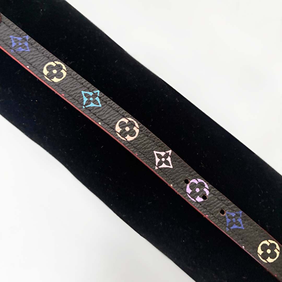 Louis Vuitton Nanogram Multicolor-Schwarzes Armband