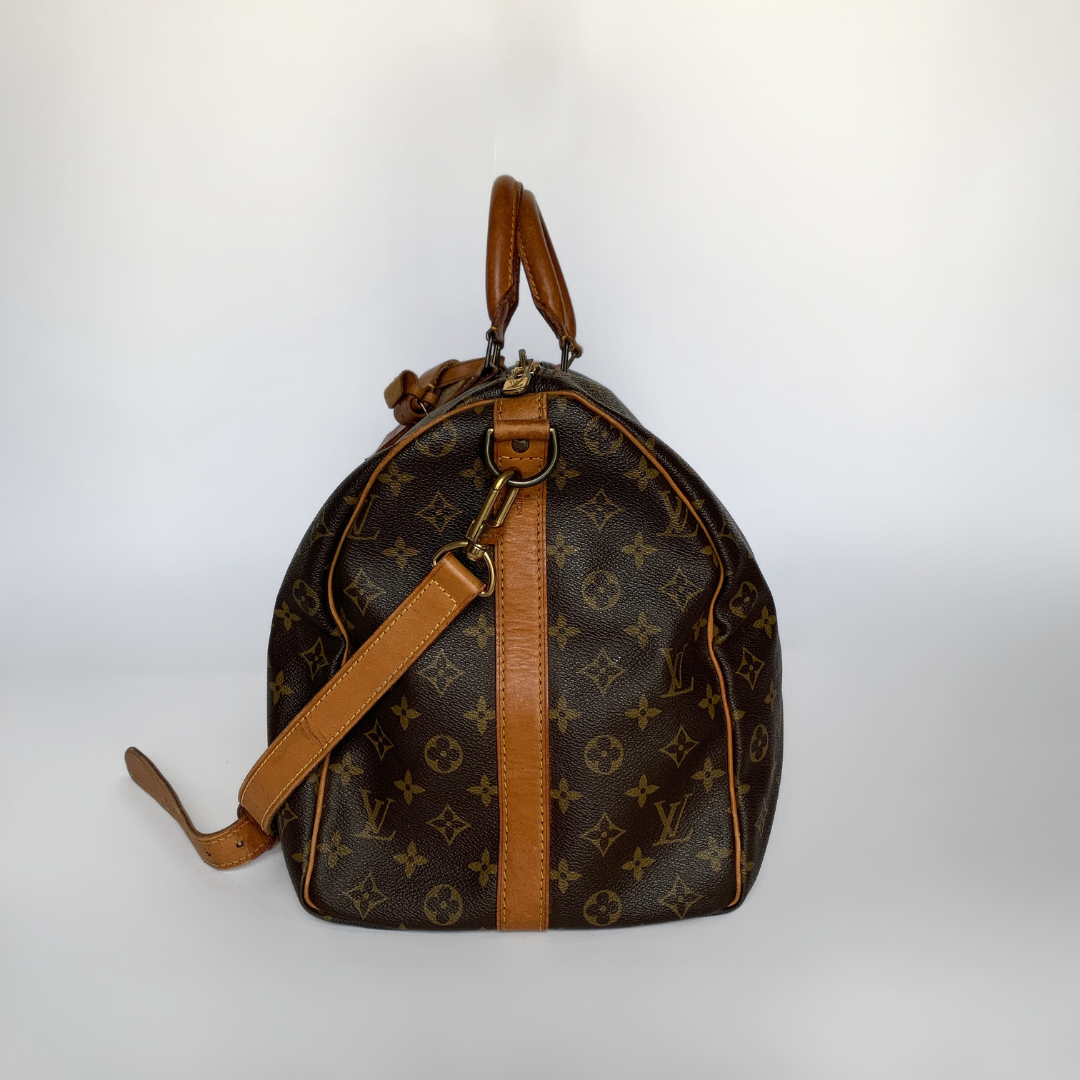 Louis Vuitton Louis Vuitton Keepall 50 Bandouli&egrave;re Monogram Canvas - Handbags - Etoile Luxury Vintage