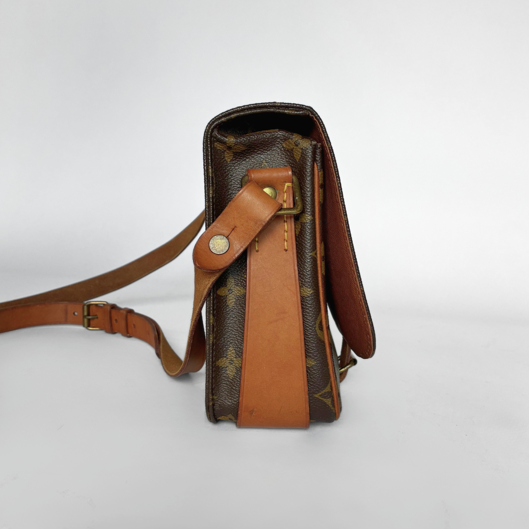 Louis Vuitton Cartouchière Lona con monograma MM