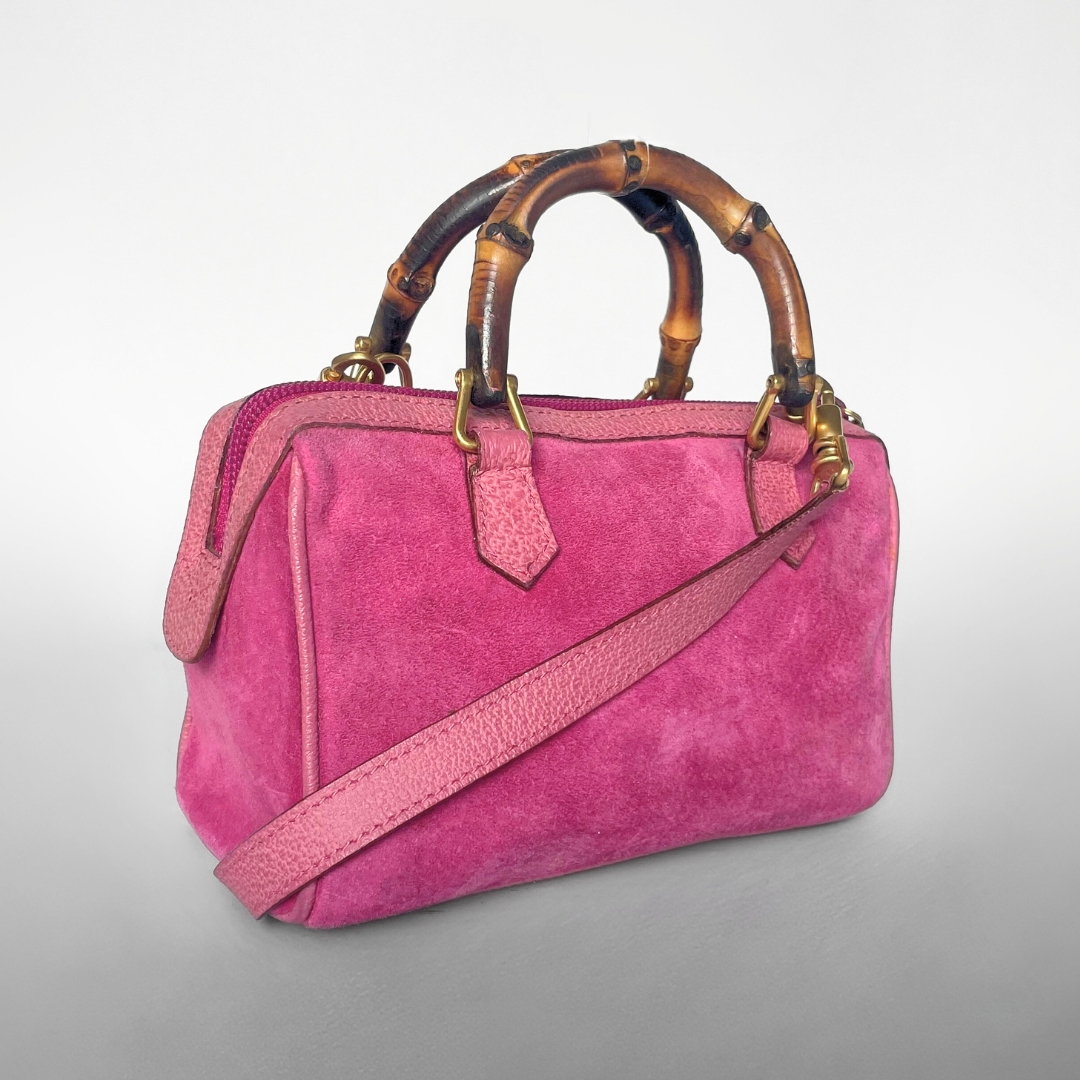 Gucci Bambusrosa Mini-Tasche