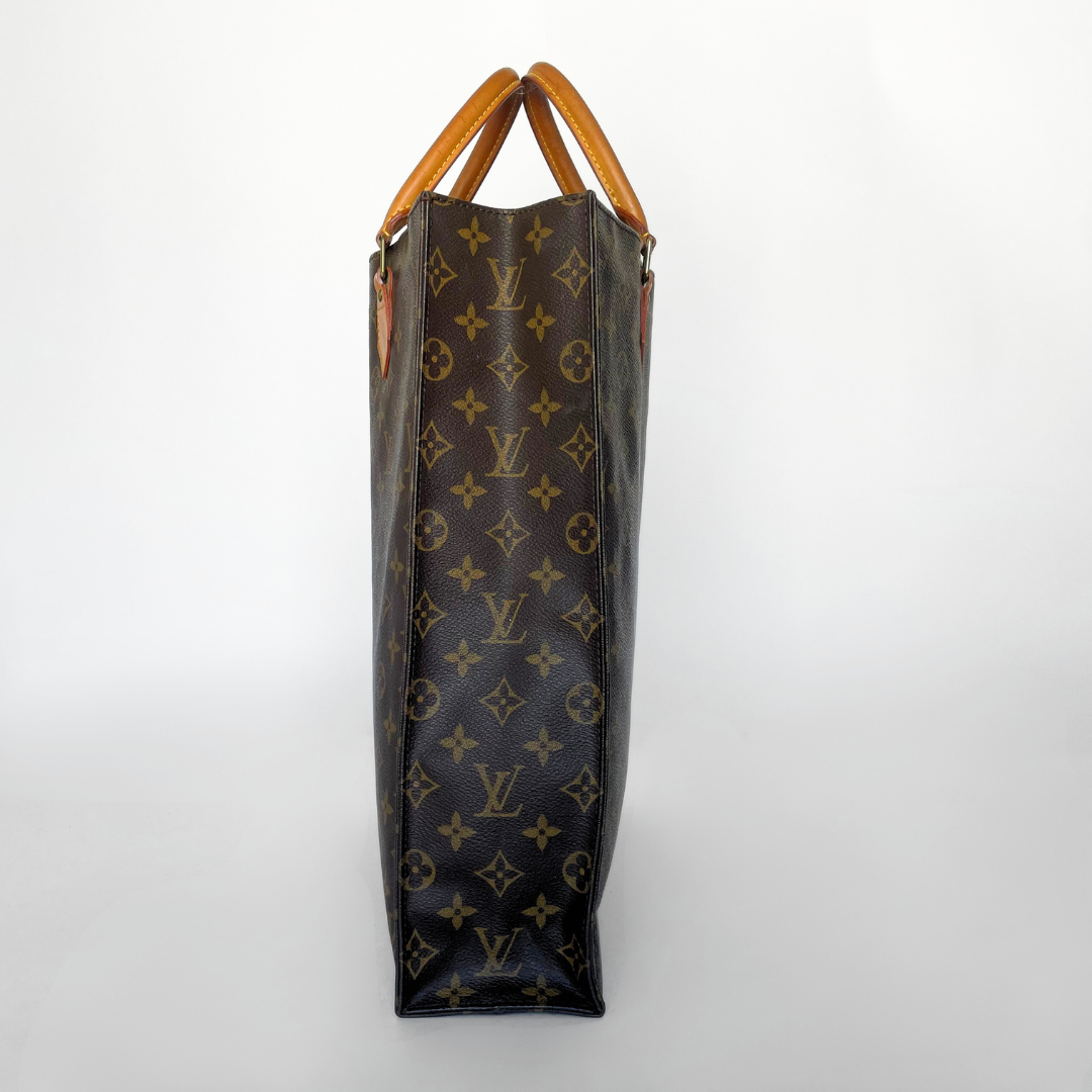 Louis Vuitton Sac Plat monogram lærred