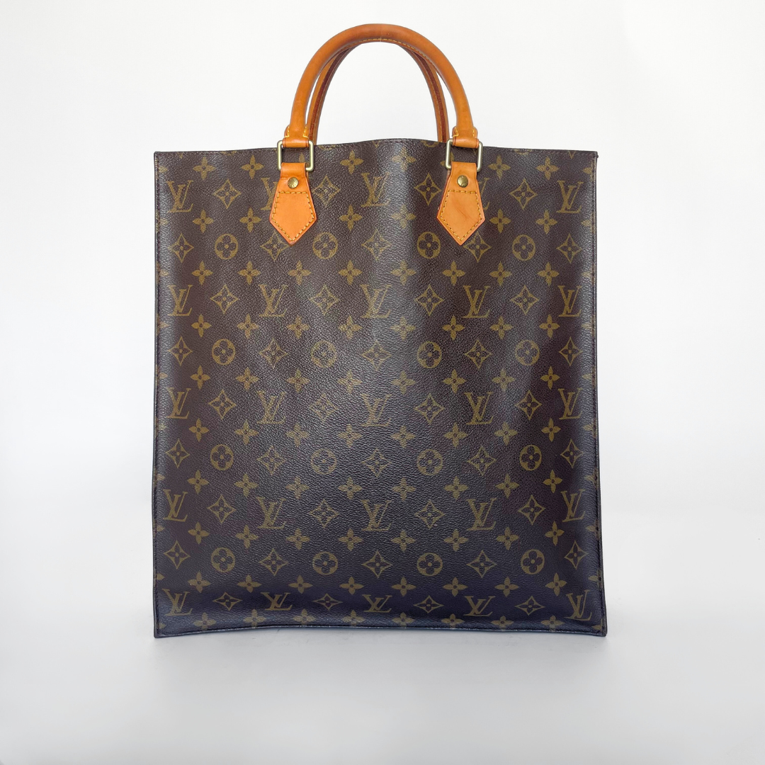 Louis Vuitton Sac Plat monogram lærred