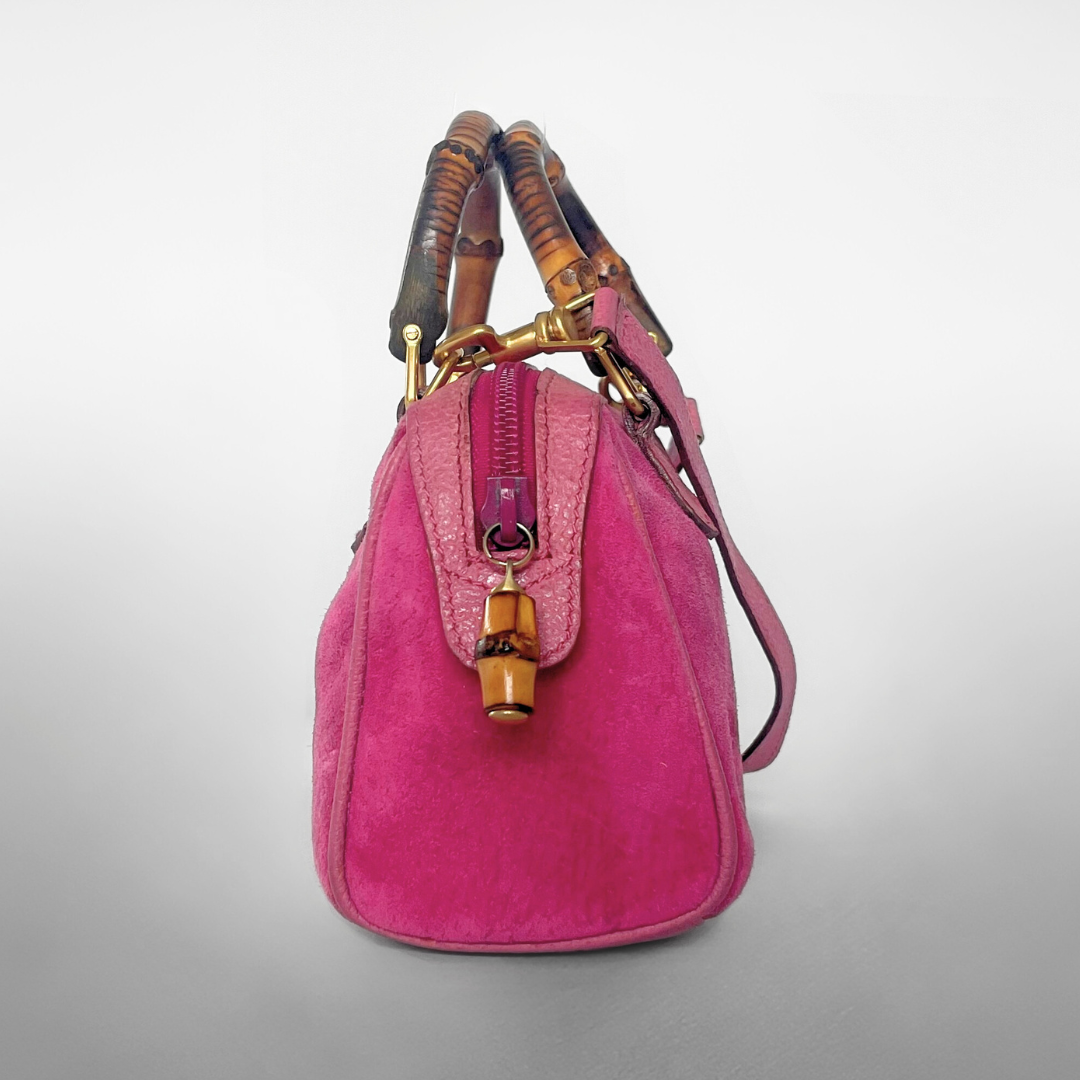 Gucci Bambusrosa Mini-Tasche