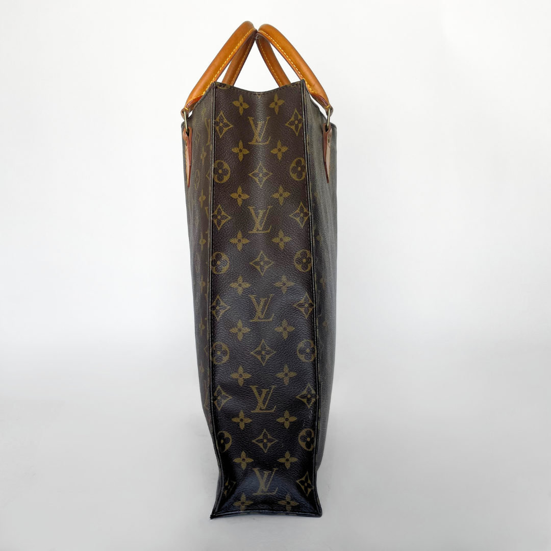 Louis Vuitton Sac Plat monogram lærred