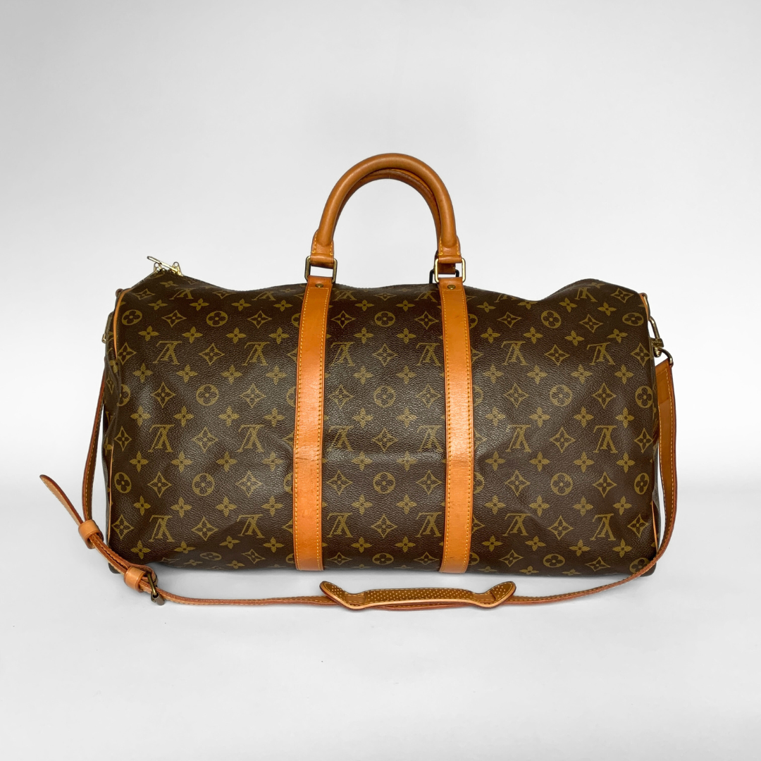 Louis Vuitton Louis Vuitton Keepall 50 Bandouli&egrave;re Monogram Canvas - Handbags - Etoile Luxury Vintage