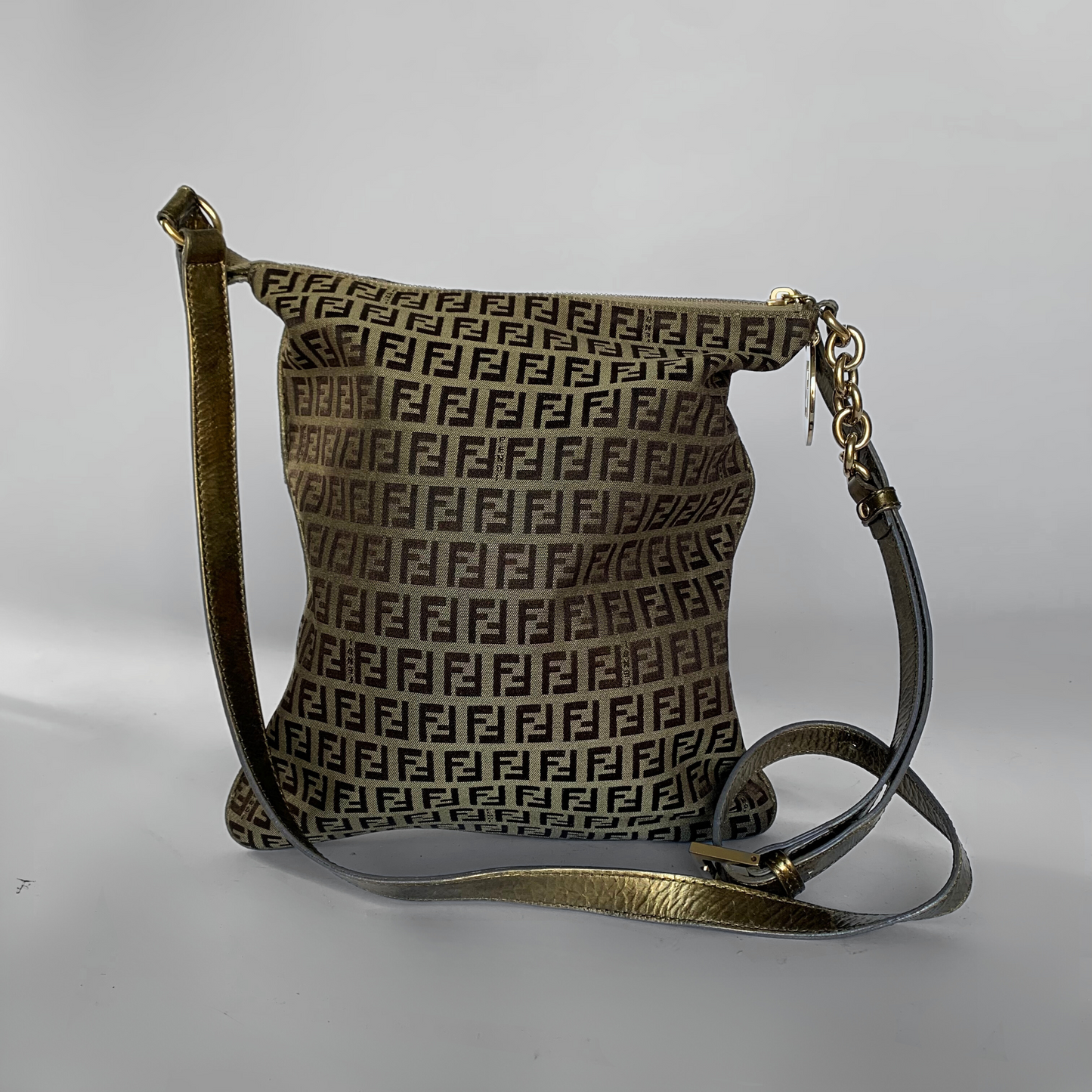 Fendi Fendi Crossbody Zucca Canvas - Crossbody-väskor - Etoile Luxury Vintage