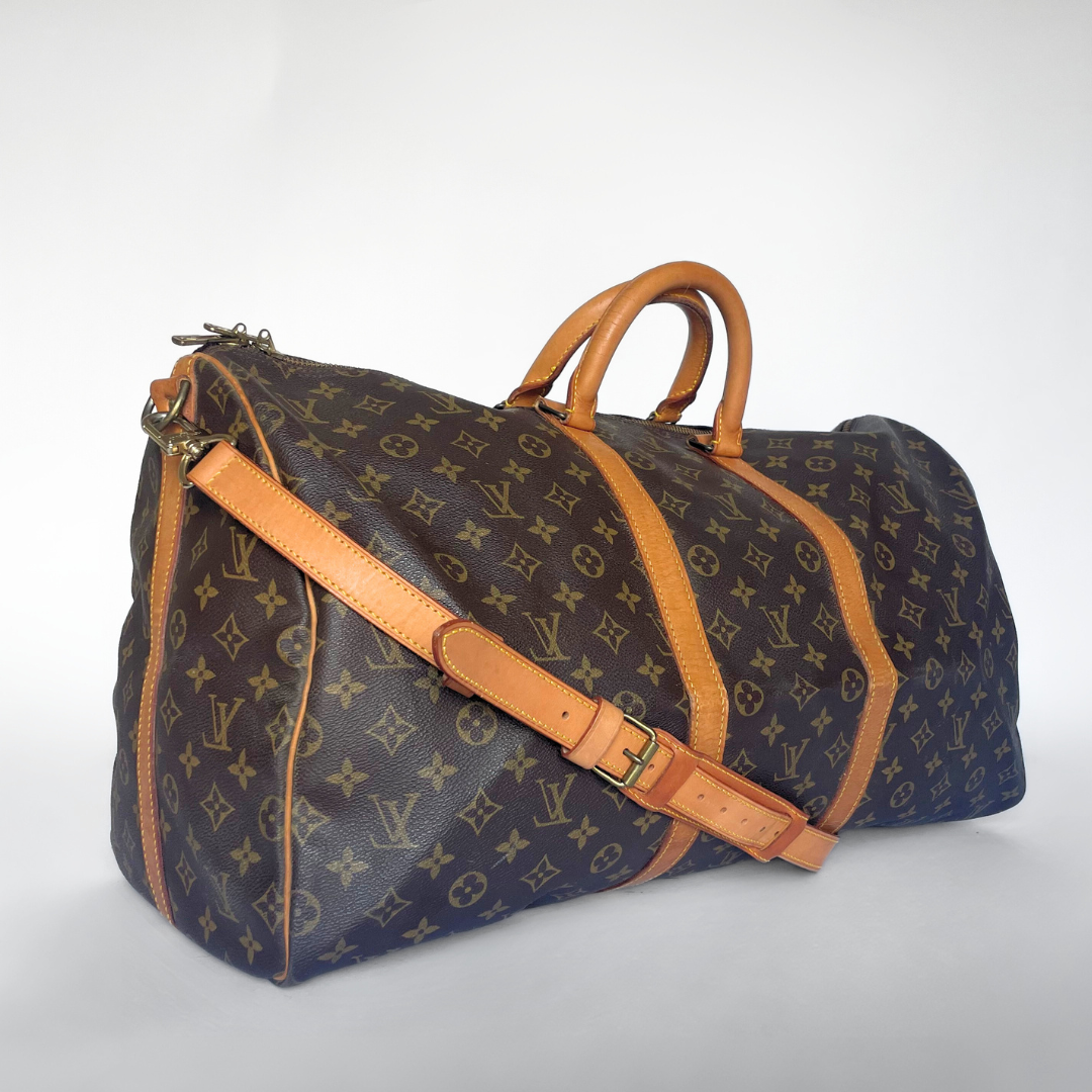 Louis Vuitton Keepall 55 Bandoulière Monogram Canvas