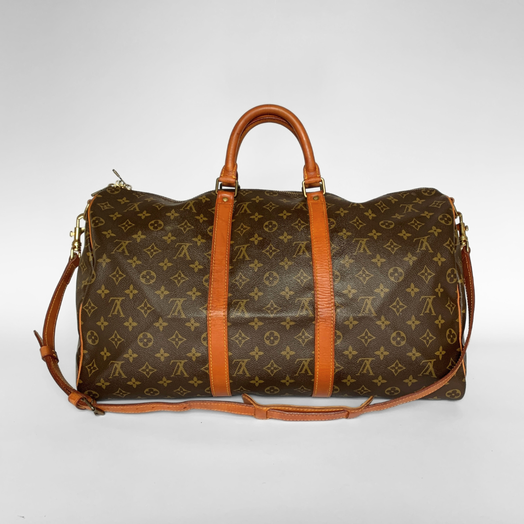 Louis Vuitton Louis Vuitton Keepall 50 Bandouli&egrave;re Monogram Canvas - Handbags - Etoile Luxury Vintage