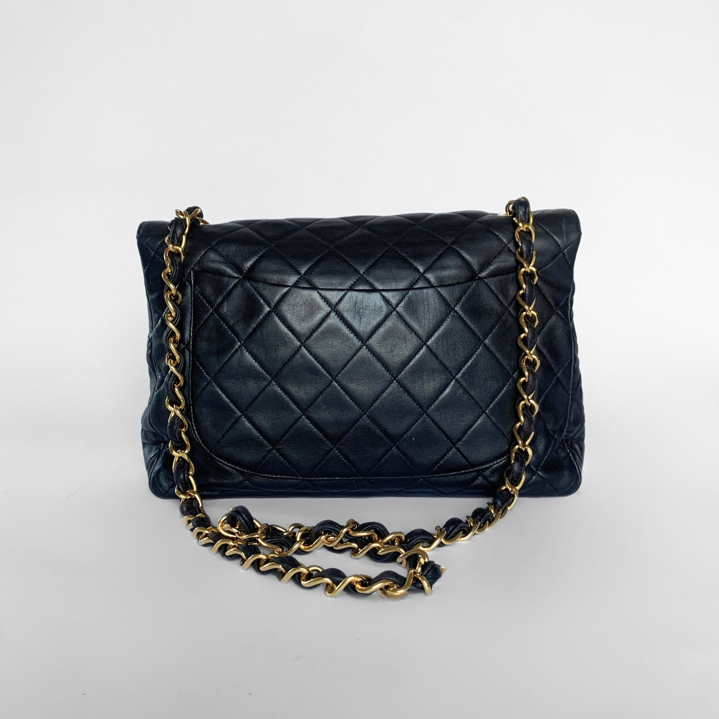 Chanel Classic Flap Bag Maxi Lambskin Leather