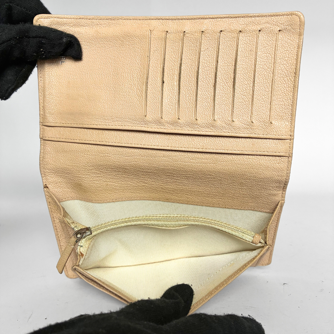 Chanel Pung Stor lammeskindslæder