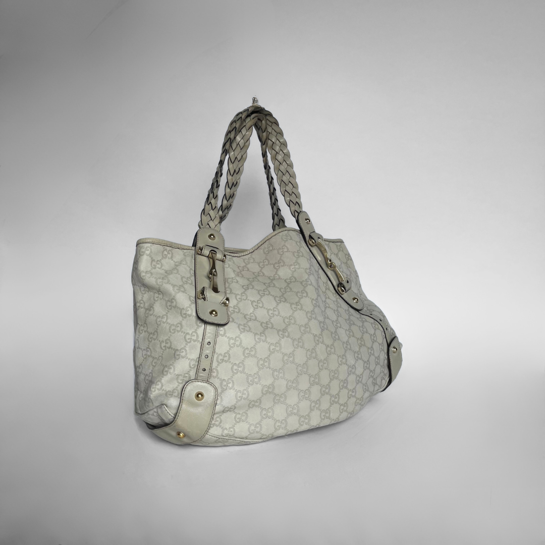 Gucci Gucci Shopper 2 Way Su&egrave;de Leather - Shoulder bag - Etoile Luxury Vintage