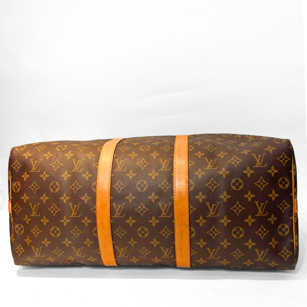 Louis Vuitton Keepall 55 Strap Monogram Canvas