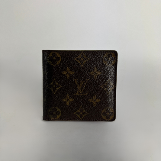 Louis Vuitton Flap Wallet on a white background