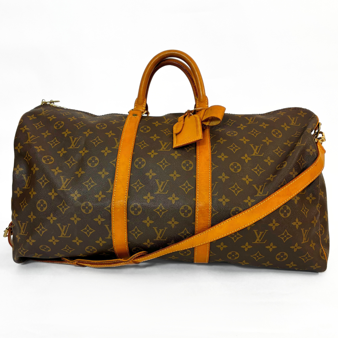 Louis Vuitton Keepall 55 Strap Monogram Canvas