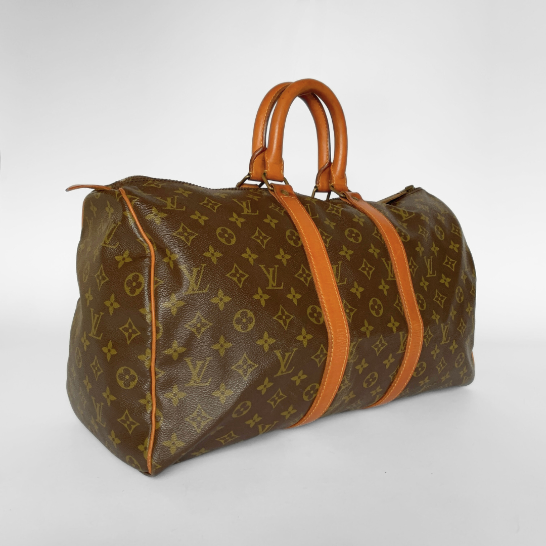 Louis Vuitton Louis Vuitton Keepall 45 Bandouli&egrave;re Monogram Canvas - Handbags - Etoile Luxury Vintage