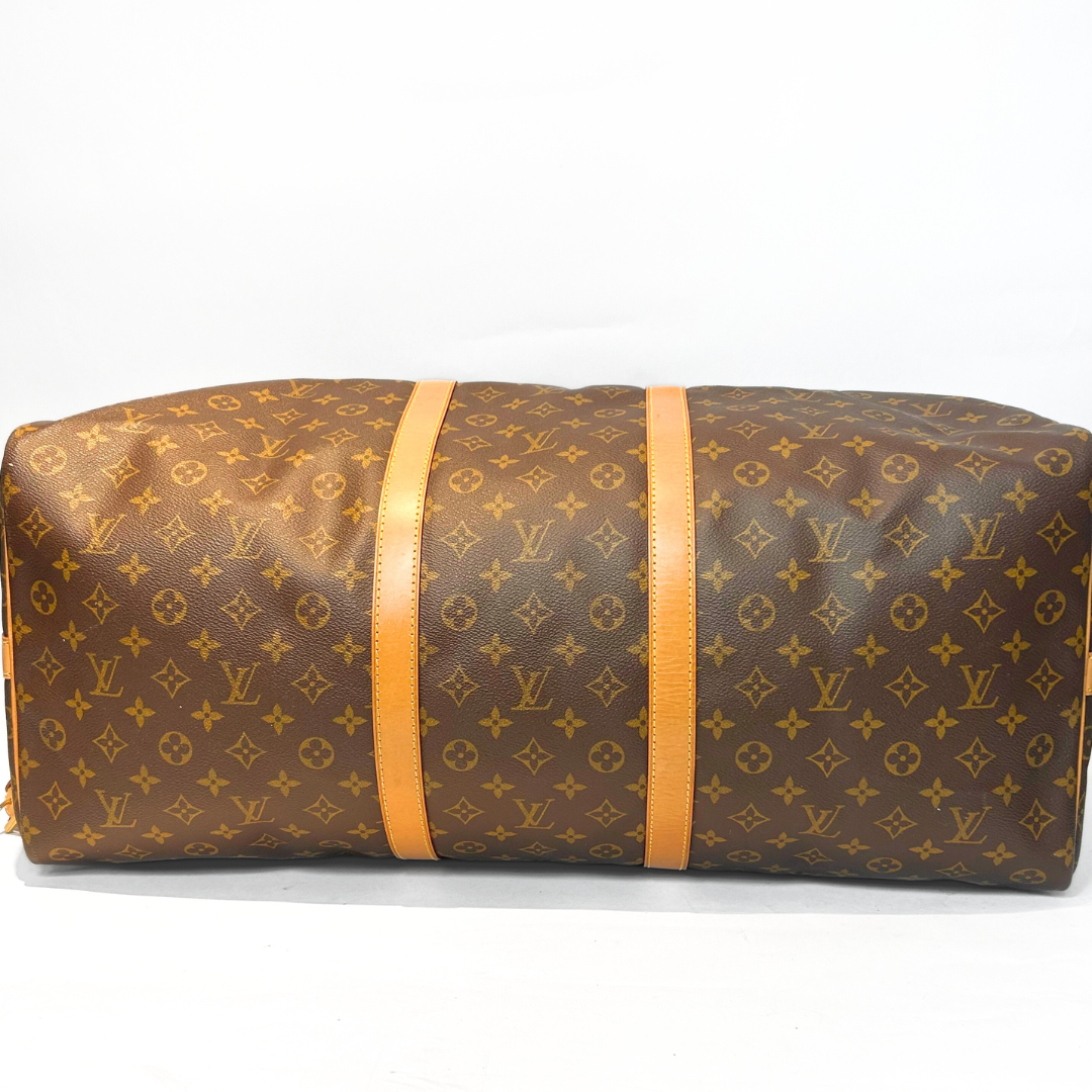 Louis Vuitton Keepall 55 Strap Monogram Canvas
