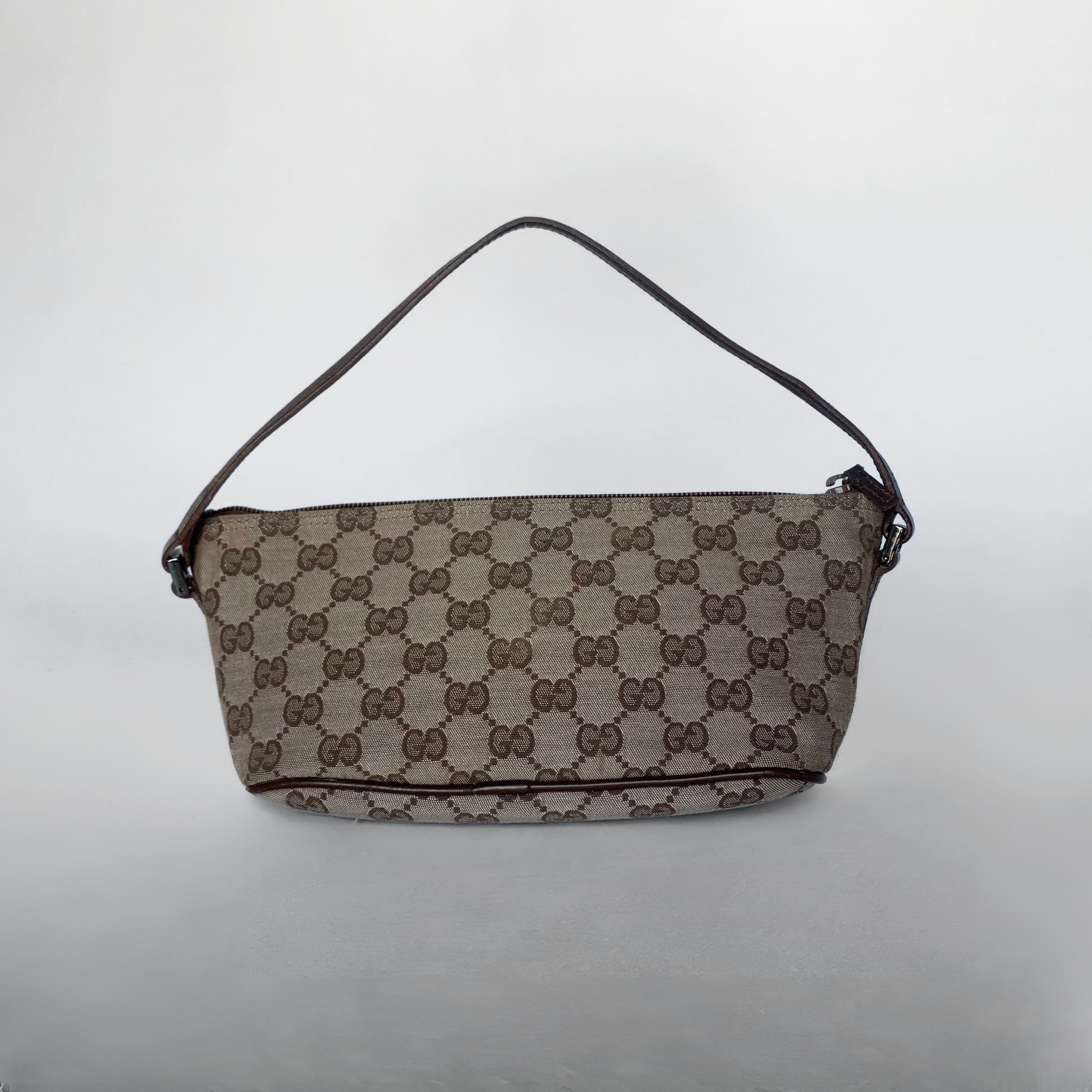 Gucci Gucci Båd Pochette Monogram Canvas - Håndtaske - Etoile Luxury Vintage